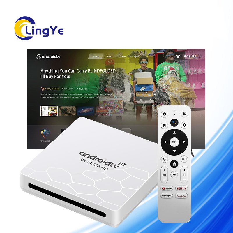 LingYe New sell Android 9 Hi3798 4K P60 1GB+8GB Smart TVBox Quad Core Set Top Box WIFI 2.4G/5G Android Network ATV