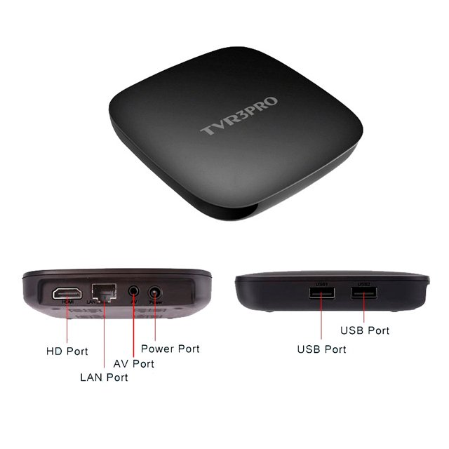 Network TV Factory Directly Operates Cross border TVR3PRO Set Top Box 4K HD Network Player Android TV Set Top Box