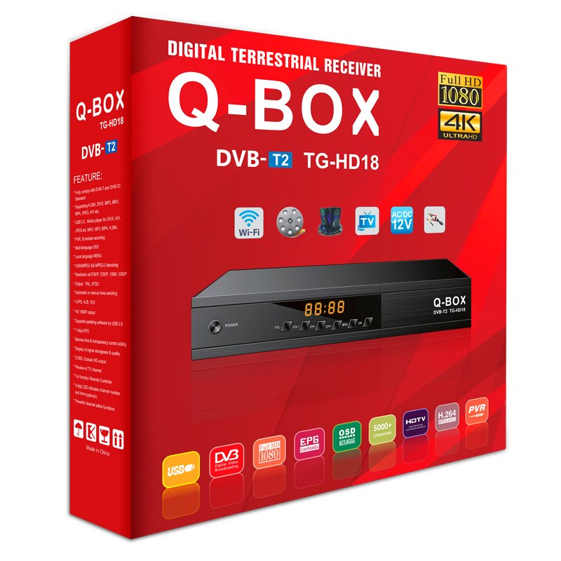 Q BOX TG-HD18 mpeg4 set top box motherboard dd free dish mpeg4 vijeta xpro set top box tv digital indonesia openbox receiver