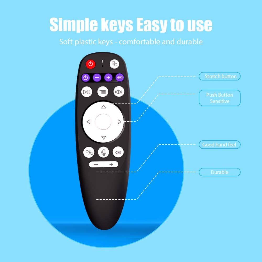 G10S King 2.4G BT Remote Control Wireless 6 Axis Gyroscope Air Mouse USB Receiver Voice IR Isolation for Android Smart TV Box PC