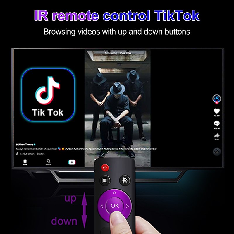 2024 Strong 8K 4k Trex Best Android Smart TV Box Android 12 M GB Android X96Q Pro Smart 4K Tv box