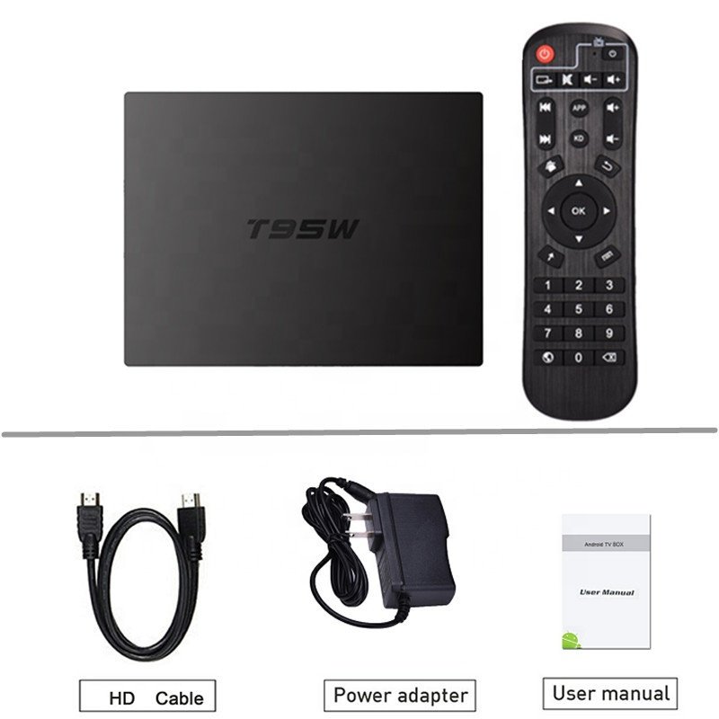 2023 T95W Android smart tv box 4GB 32GB 64GB Media Player T95 Android 11.0 ATV OS tv set-top box Amlogic S905W2 TV Box 4K T95W