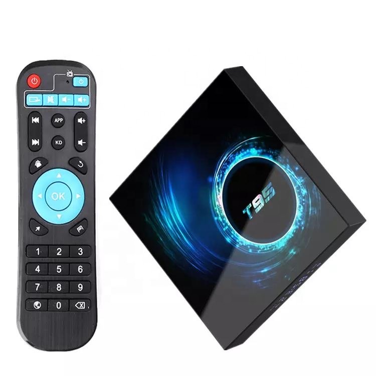 Hot Sell T95 Smart Android TV BOX Media Player Allwinner H616 4K 2.4G 5G Dual Wifi 128GB Digital TV Set Top Box