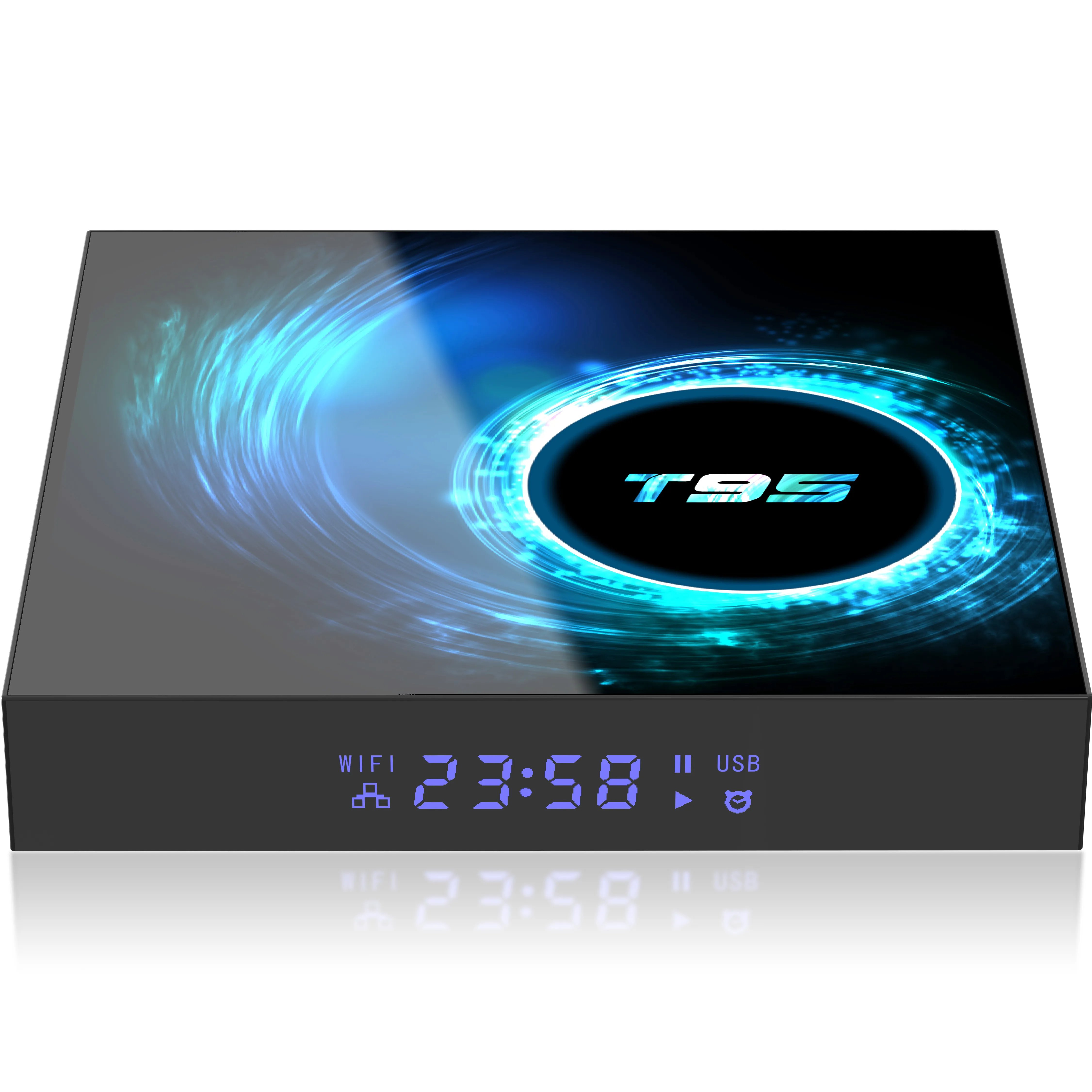 T95Dual band H616 4G/64G Wifi H.265 6K Android 10.0 Hd Media Player Mali-g31 1080p Video Smart Tv 4k