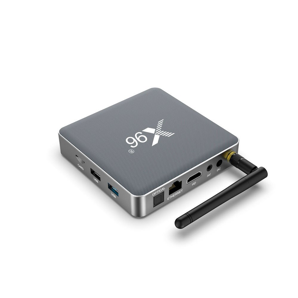 X96-X9 8K Internet tv box S922X powerful chipset 4G+32G capacity 1000M LAN RJ45 wireless remote for streaming IP tv