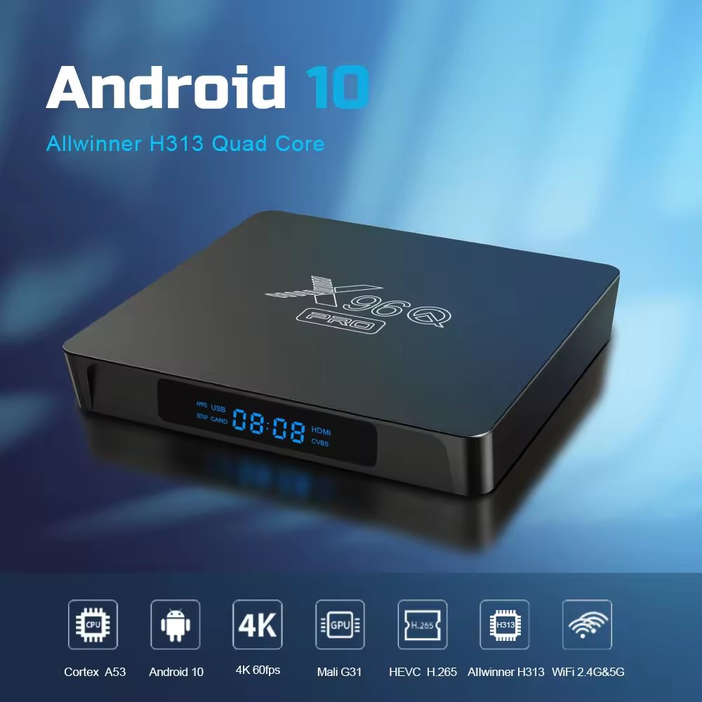 New Android 10.0 QHDTV Leadcool X96Q Max TV Box Allwinner H616 Quad Core Set Top Box 4G Memory