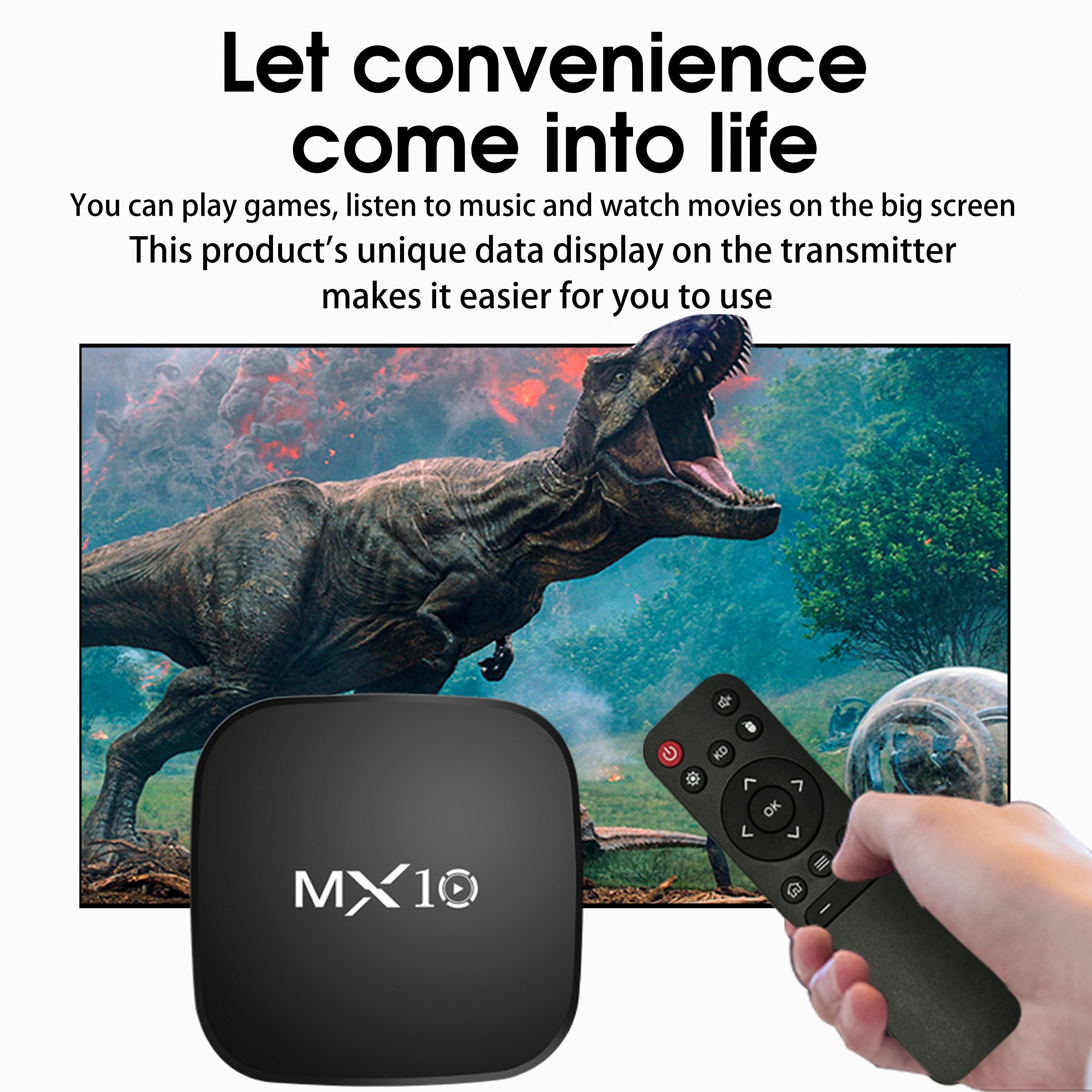 Magcubic Smart TV Box MX10 With Android 13.0 Ram 3D Video Formats Support Wifi 4K Ultra HD Quad Core Set Top Box