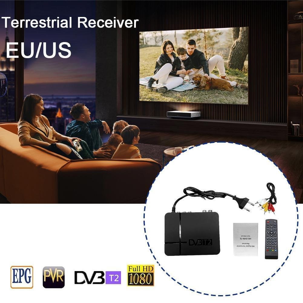 High Definition Digital Terrestrial Receiver DVB-T2 STB Set-top TV Box HD DVB T2