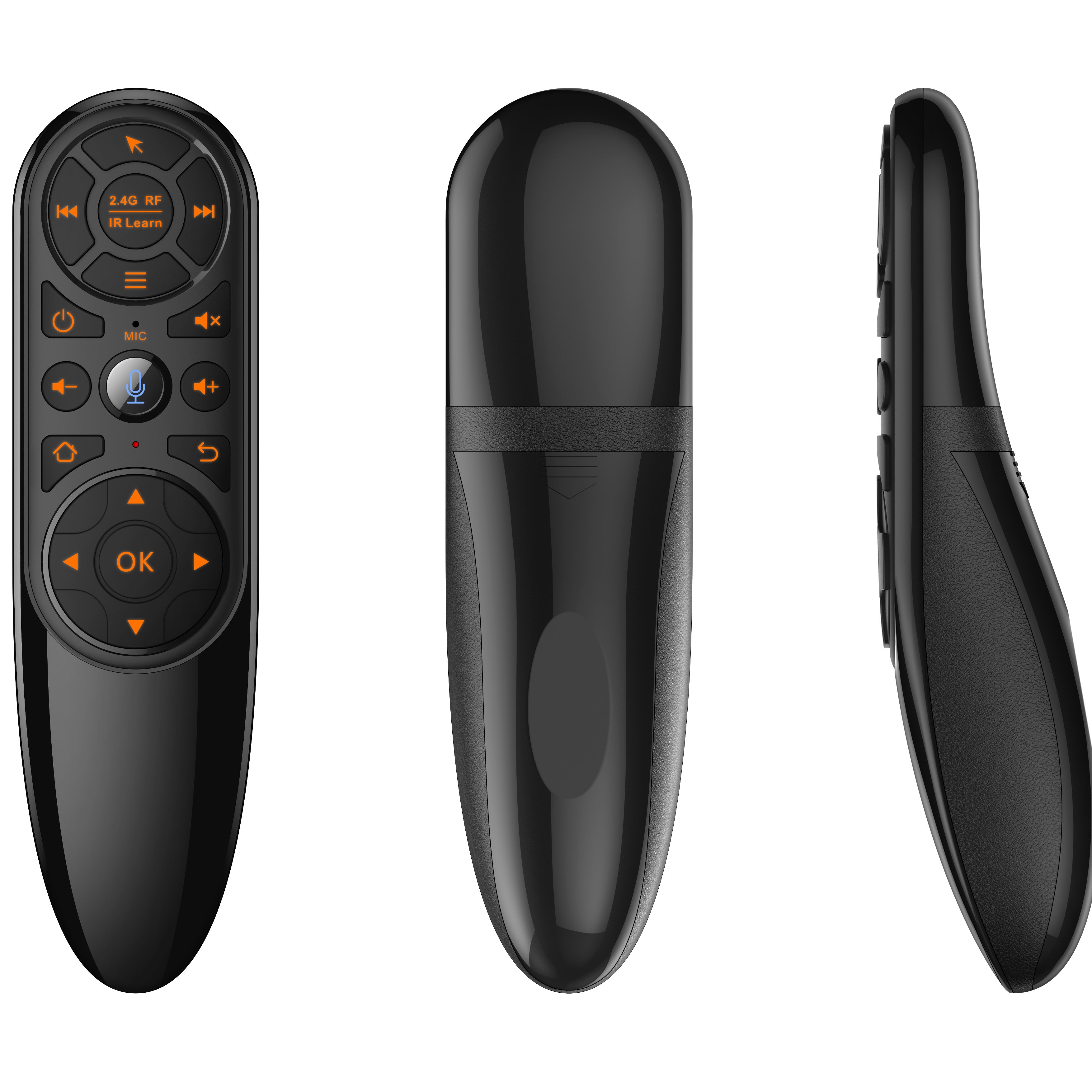 Q6 2.4G Wireless Air Mouse Voice Remote Control Nvidia Shield/Android TV Box/PC/Projector/HTPC/All-in-one PC Plastic Silicon