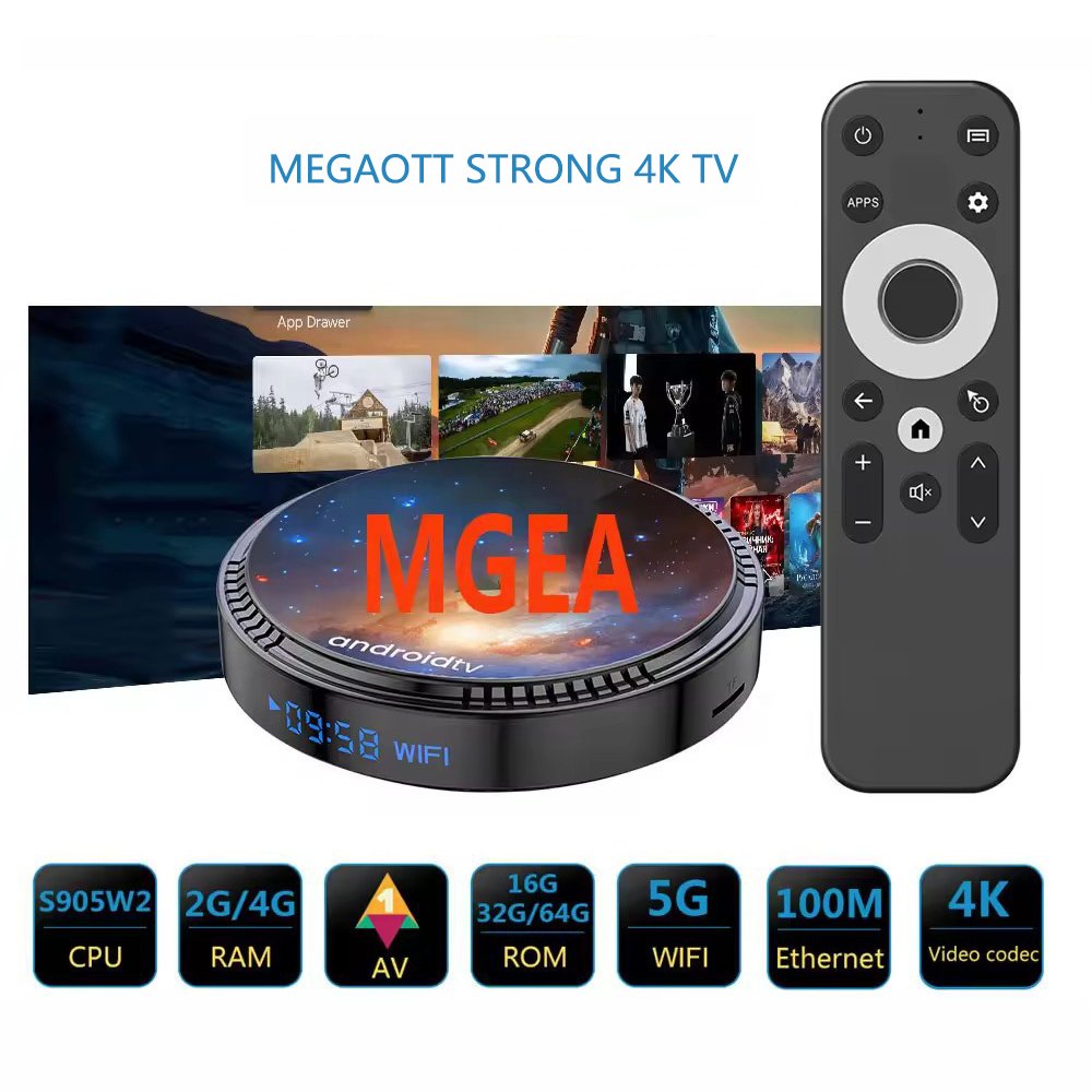 Duoka Android 4k TV BOX for android 12 MEGA OTT Strong 4k ott Set Top Box