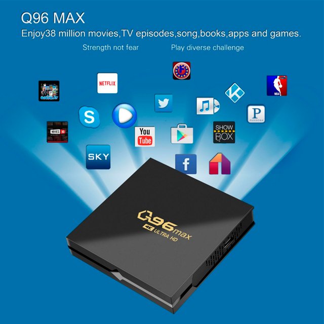 Q96 MAX Android 10 Network TV Set Top Box 4K TV Box Foreign Trade TV BOX High Definition Network