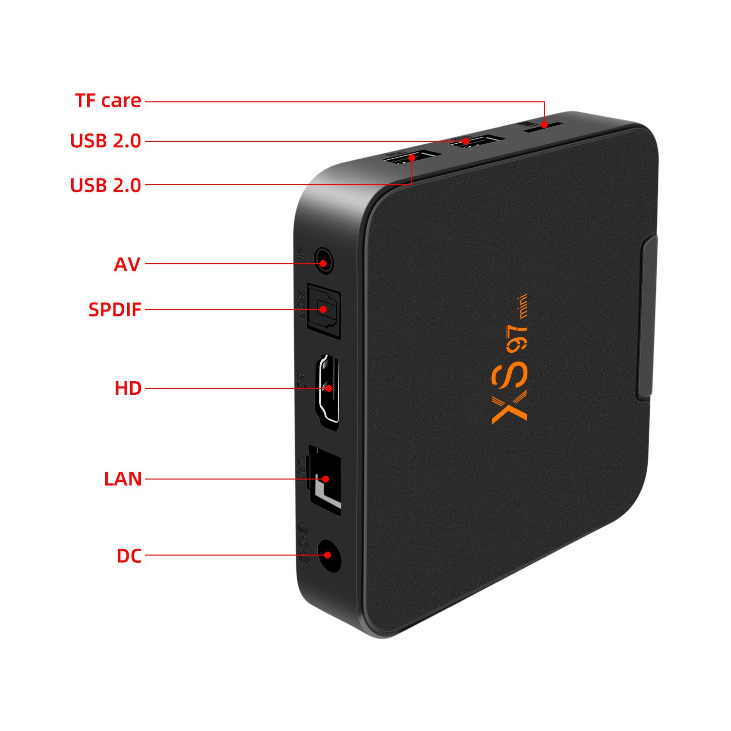 S905W2 network set-top box XS97MINI foreign trade box 4K high-definition 5G WIFI Android box
