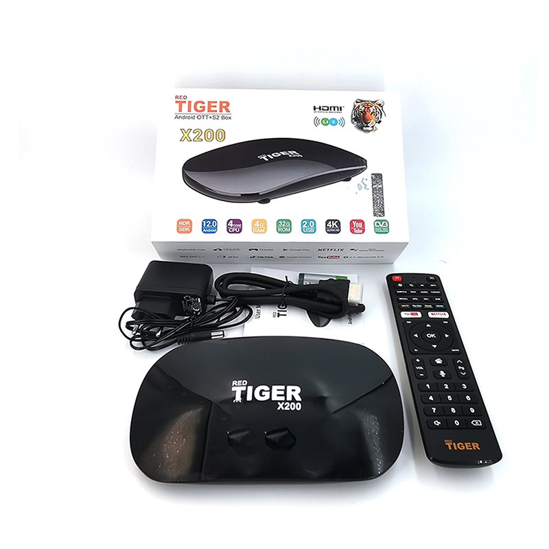 DVB s2 Set Top Box FTA Channels Dual Wifi 4k Android ATV S2 TV Box