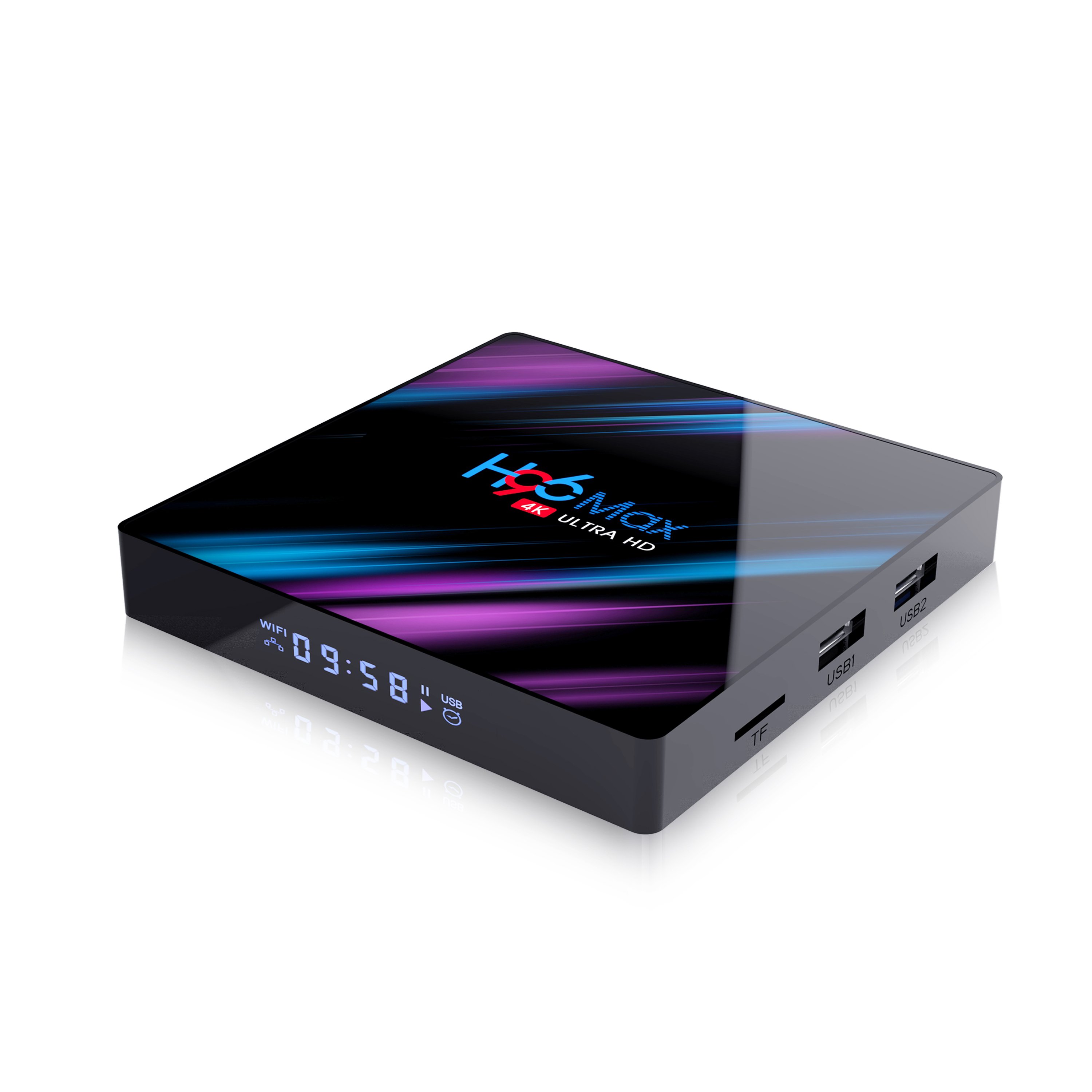 Set Top Box 4gb ram 32gb 64gb rom Android 10 OS smartbox H96 MAX RK3318 Tv Box
