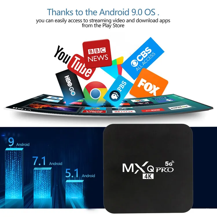 IK Rockchip RK3228 RK3229 MXQPRO Android os Smart Tv Box 1GB 2GB 8G 16G DDR3 4K TV Receiver WIFI 2.4G Quad Core Set Top Box