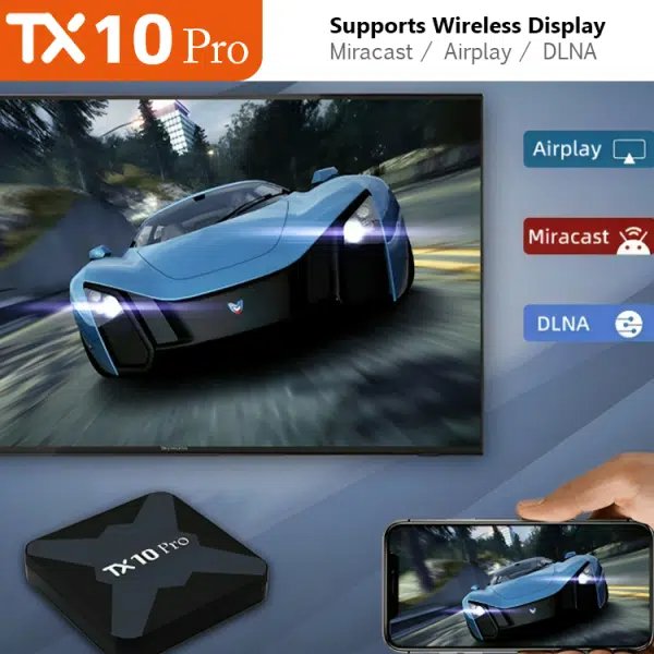 Gaxever Smart Android TV Box Tx10 pro Allwinner H313 5G Wifi 8GB 128GB androidtv box Set-Top Box TX10 pro