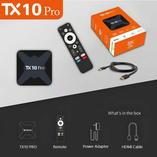 Gaxever Smart Android TV Box Tx10 pro Allwinner H313 5G Wifi 8GB 128GB androidtv box Set-Top Box TX10 pro