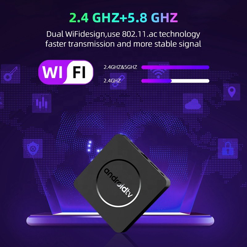 Android Tv Box Manufacturers Xnxx Streaming Device Mi Set-top box ATV 4K Android TV Box With Google Assistant voice remote