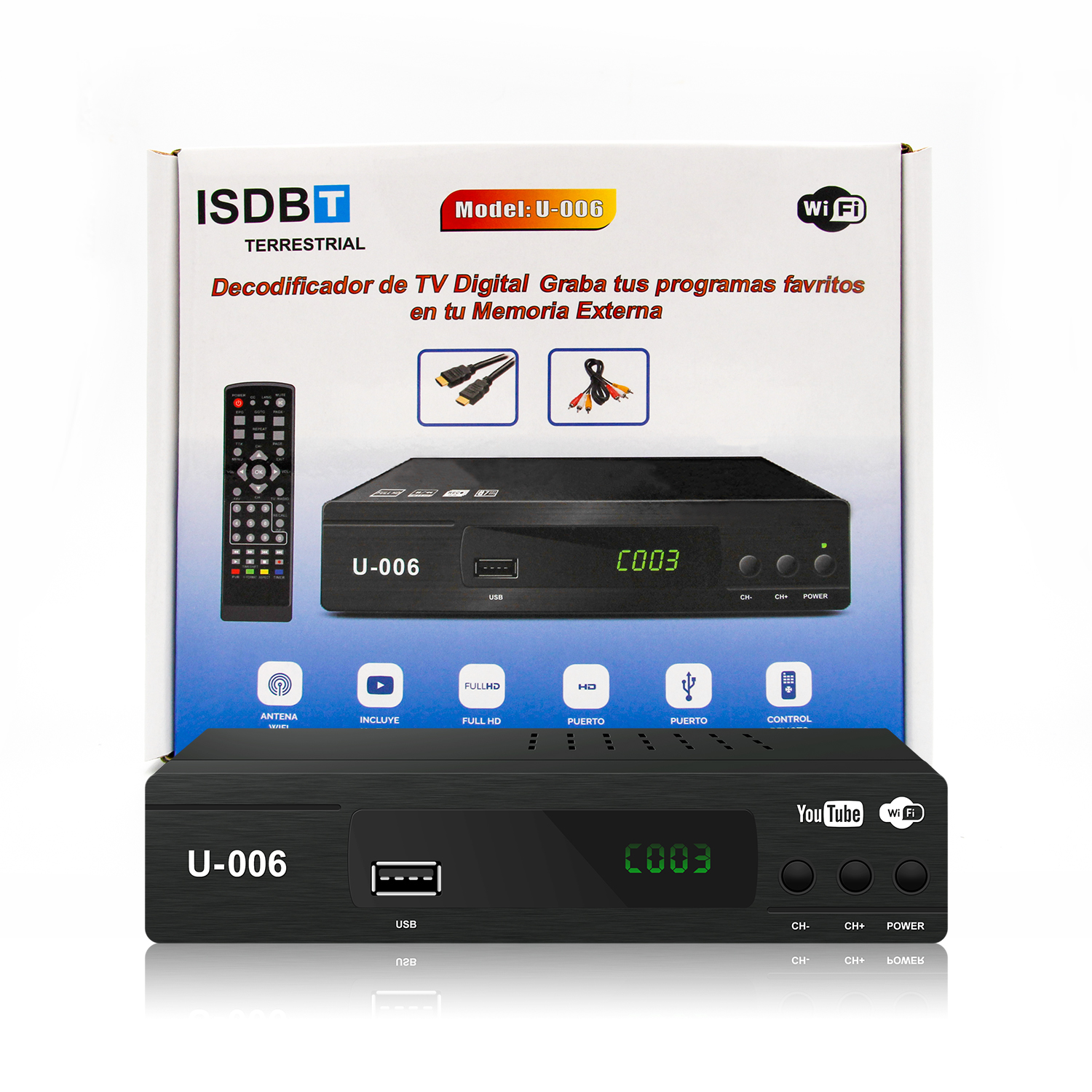 OEM ODM ISDB-T Receiver TV Decoder Decodificador Digital Set Top Box