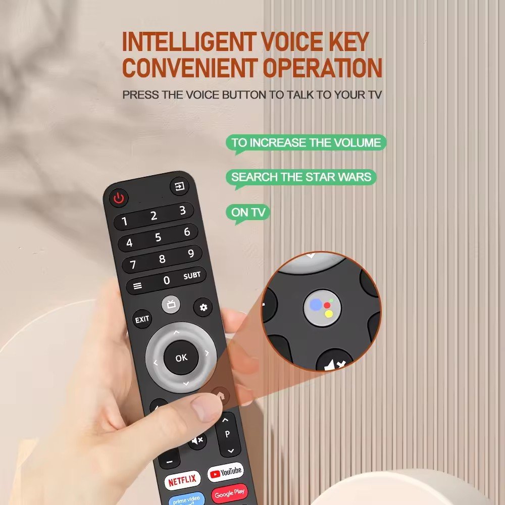 Gaxever model 166 voice remote control multi-brand use for all brands BT function home IR remote control led/set top box