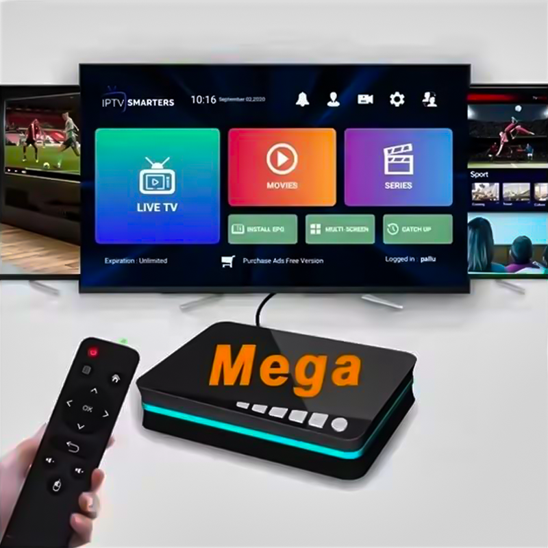 Reseller ott IP 4k TV box Germany Dutch arabic 5G WIFI Media Player Set Top Box 4K box