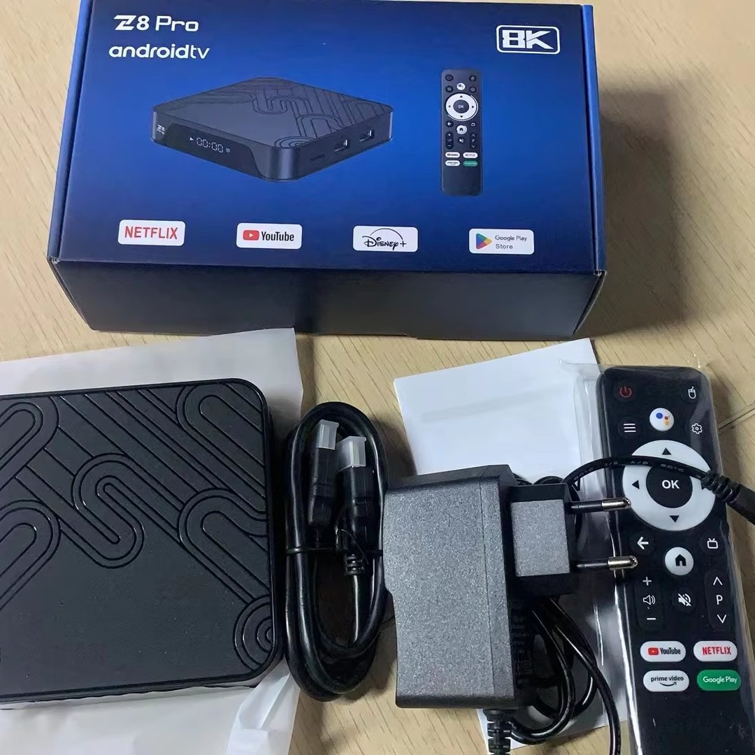 Factory price Z8 pro tv box Allwinner H618 2Gb 16G Android 12 4K Smart Android TV Box HD Media Player