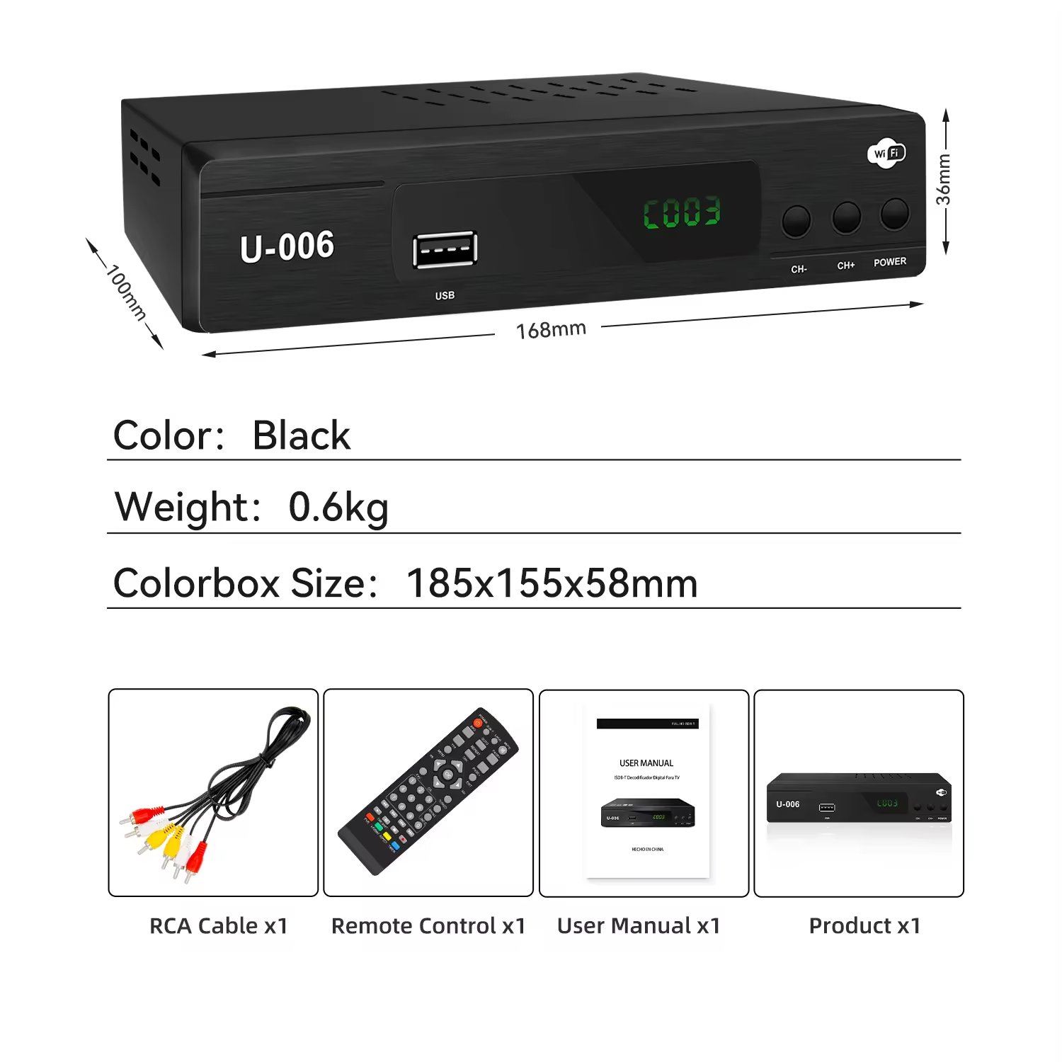 Customized Digital TV Smart Set Top Box ISDB-T Terrestrial HD MPEG 4 Decoder Supports 1080p Resolutions WiFi Included