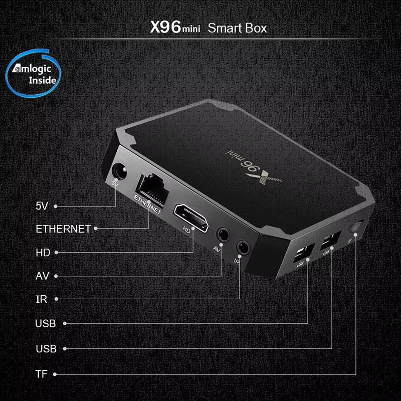Best x96 mini iptv box android tv box Amlogic S905W 1G 8G 2G 16G x96mini smart ip tv set top box