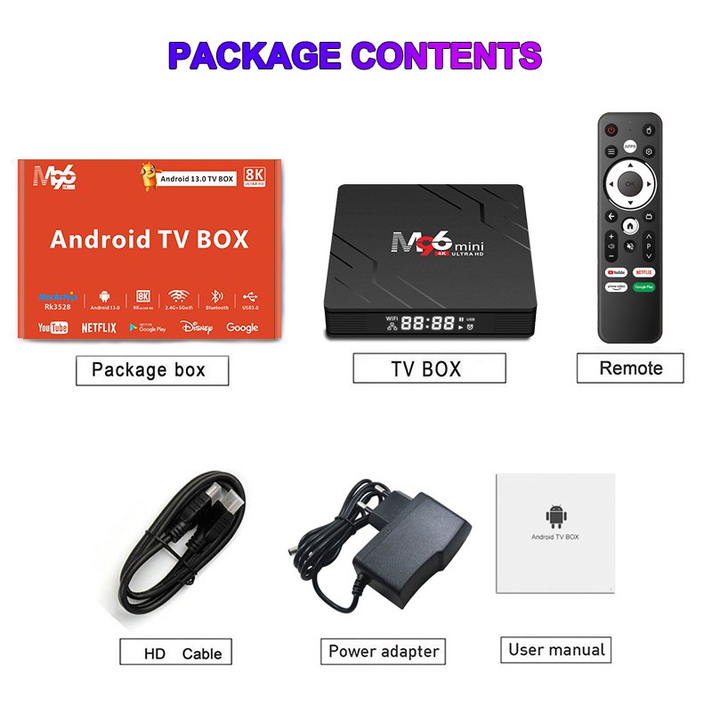 Tripsky tvbox android 13 tv box 2023 android 13 2.4G 5G Wifi 6 8K Media Player Smart Android 13 tv Box