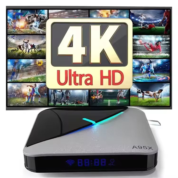 4K Cobra VOD Android Box UK Smart TV Hot Rseller Credits Pro-dash MYTV Pro M3u Media Player Set-Top-Box