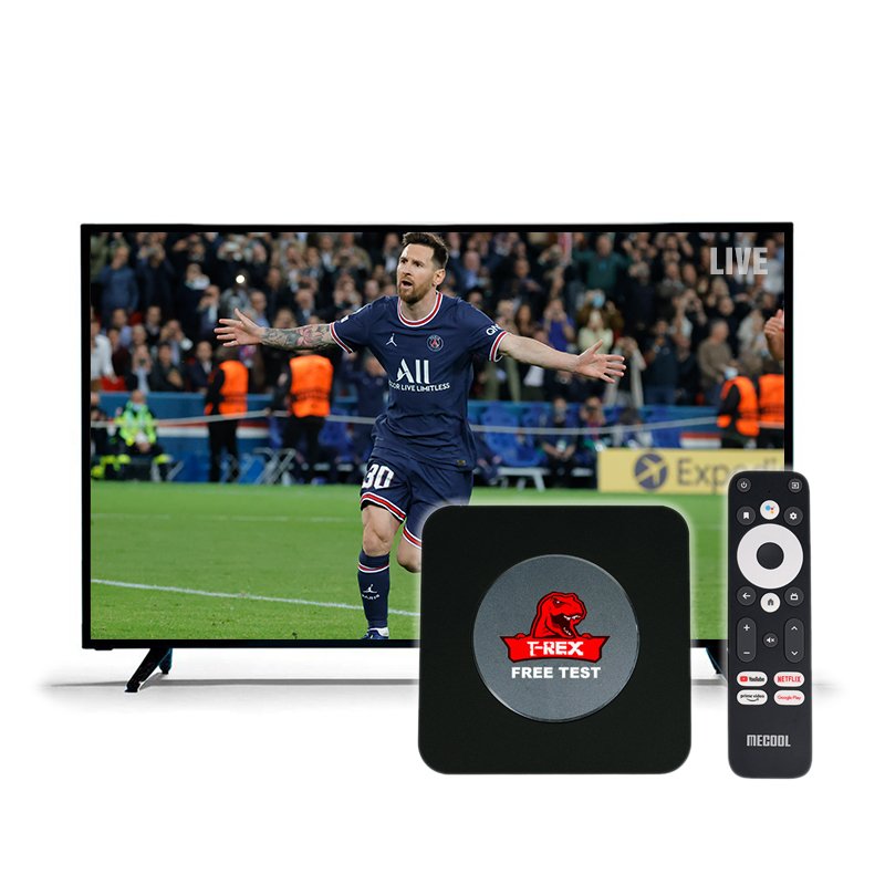TREX TV set-top box can be customized with the best dealer panel subscription 4K with iptv box