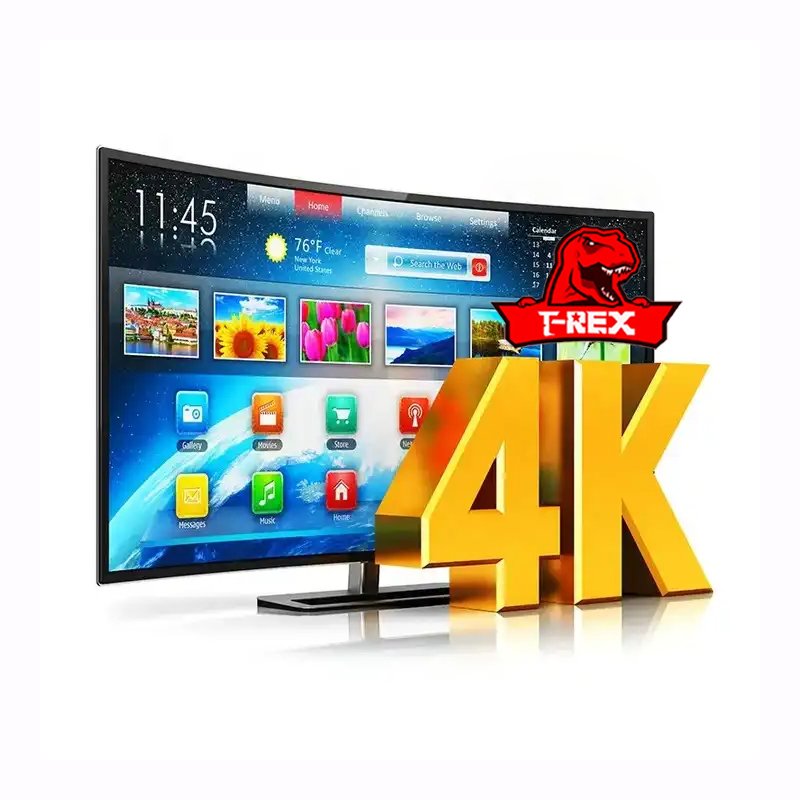 TREX TV set-top box can be customized with the best dealer panel subscription 4K with iptv box