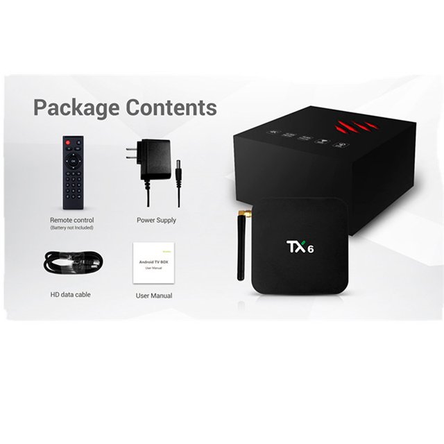 TX6 set-top box H616 Android 9.0 4GB/32GB dual band WIFI 4k network player HD TV set-top box