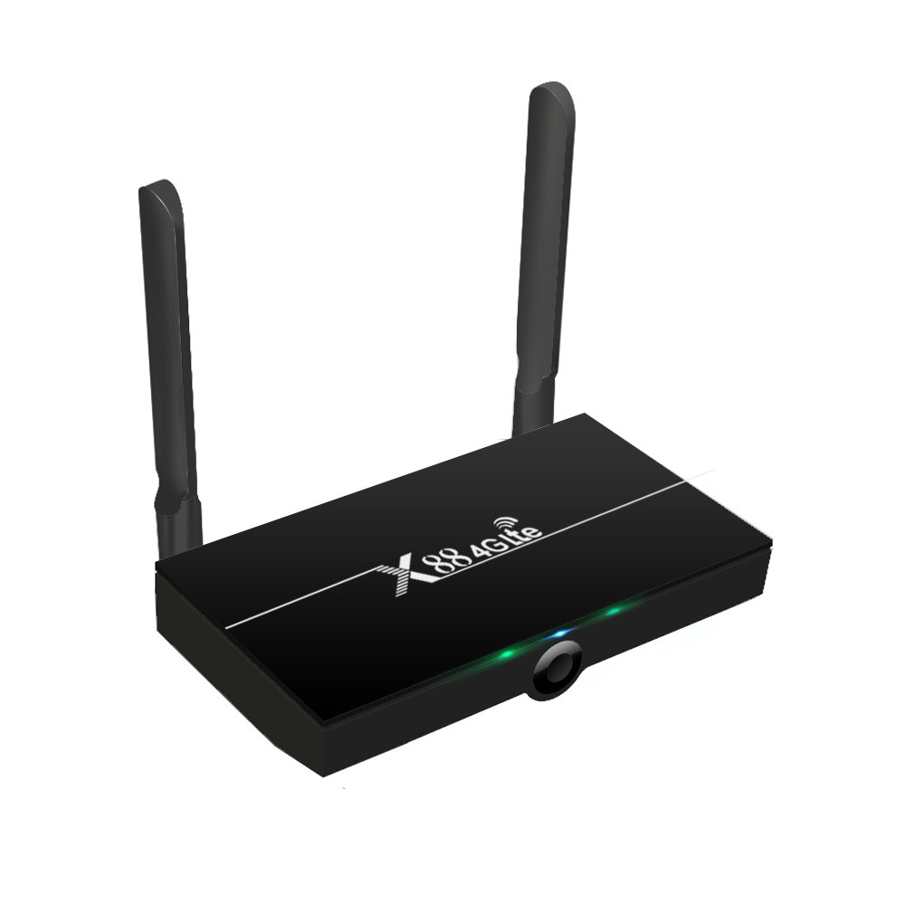 New sim card Network Android TV box X88 4G Lte 2.4G 5G Dual Wifi Support Multi-Country Android 9.0 set top box