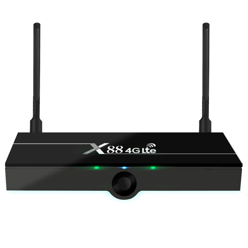 New sim card Network Android TV box X88 4G Lte 2.4G 5G Dual Wifi Support Multi-Country Android 9.0 set top box