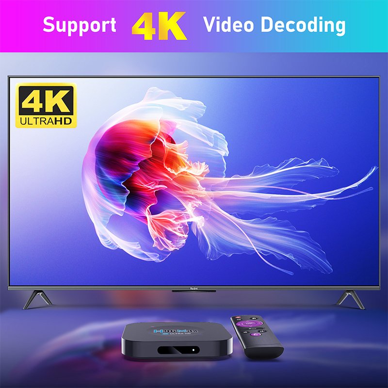 Xnxx Tv Box Manufacturers Cheap HD Streaming 8GB Smart Android TV Box 4K Set-top box