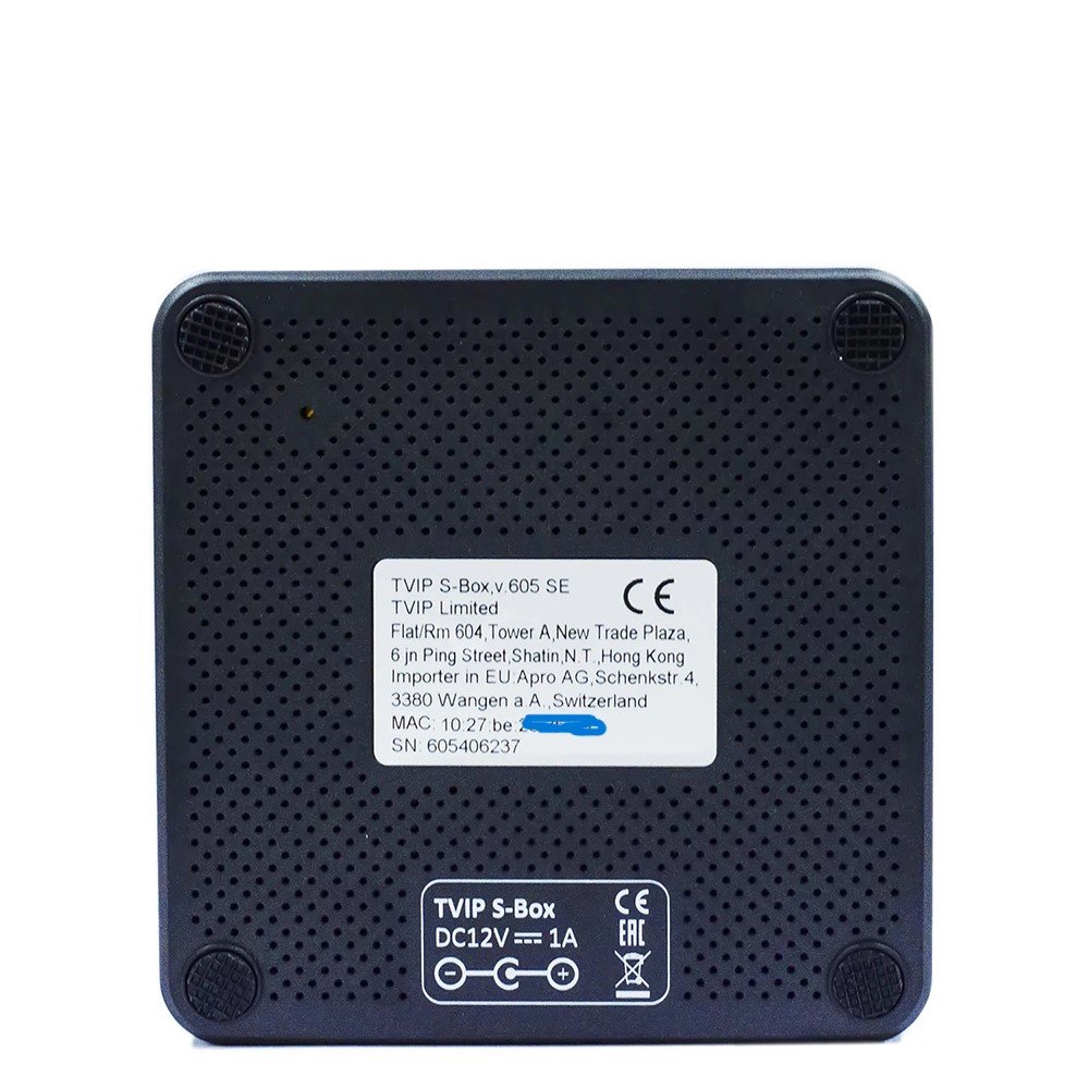 TVIP 4K HD BT Smart Set Top Box IPTV 605 SE Linux&Android 7.0 Amlogic S905X 2.4/5G WIFI High Resolution Support