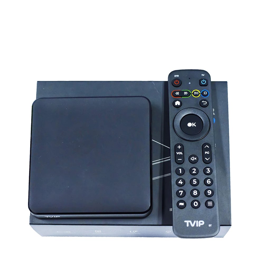TVIP 4K HD BT Smart Set Top Box IPTV 605 SE Linux&Android 7.0 Amlogic S905X 2.4/5G WIFI High Resolution Support