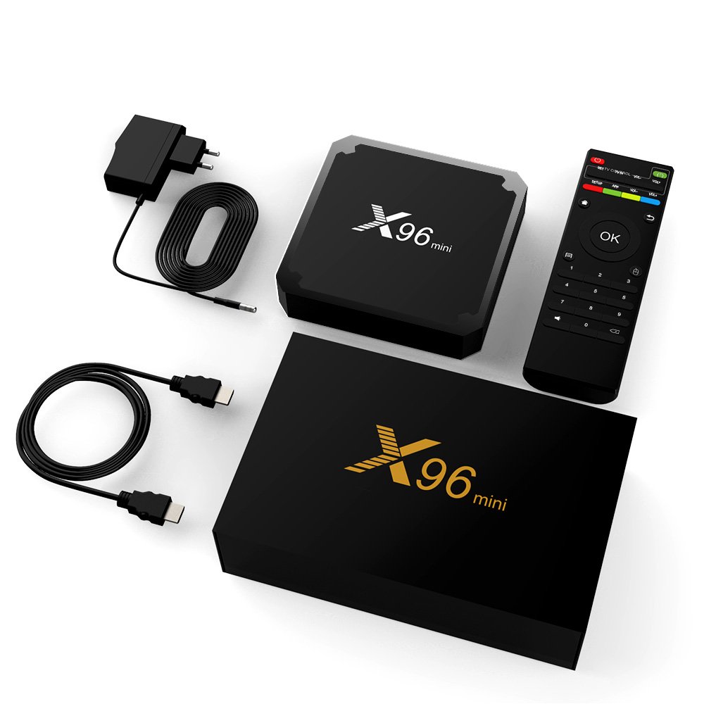 2.4G Wifi S905W Quad Core 4K 1080P Full HD Media Player 64 Bit Set Top IPTV Box X96 Mini Android Smart Tv Box