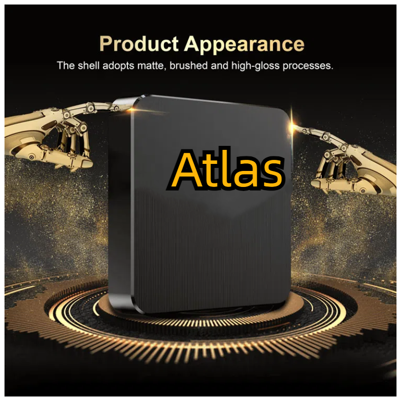 Atlas Best for FRENCH Android Box Quad Core Amlogic S905 4K FHD for Android Smart TV Android 9.0 OS 2.4G 5G 4K Set Top Box