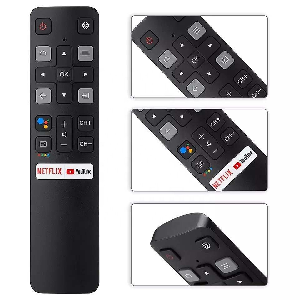 New TV Remote Control RC802V FNR1 for All TCL Tv Box Smart Voice Universal Controller LED LCD 4K UHD smart tv remote controller
