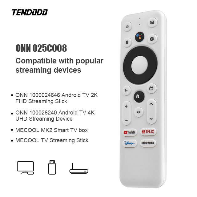 Factory Sales Voice Remote Control Compatible Onn TV Box H96 Max HAKOPRO MECOOL Android TV Stick Google Certified Set-Top Box