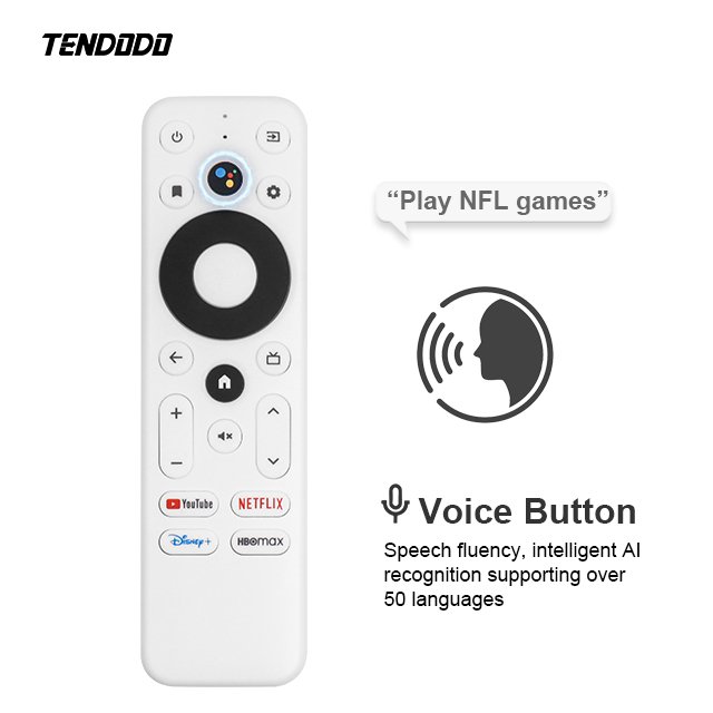 Factory Sales Voice Remote Control Compatible Onn TV Box H96 Max HAKOPRO MECOOL Android TV Stick Google Certified Set-Top Box