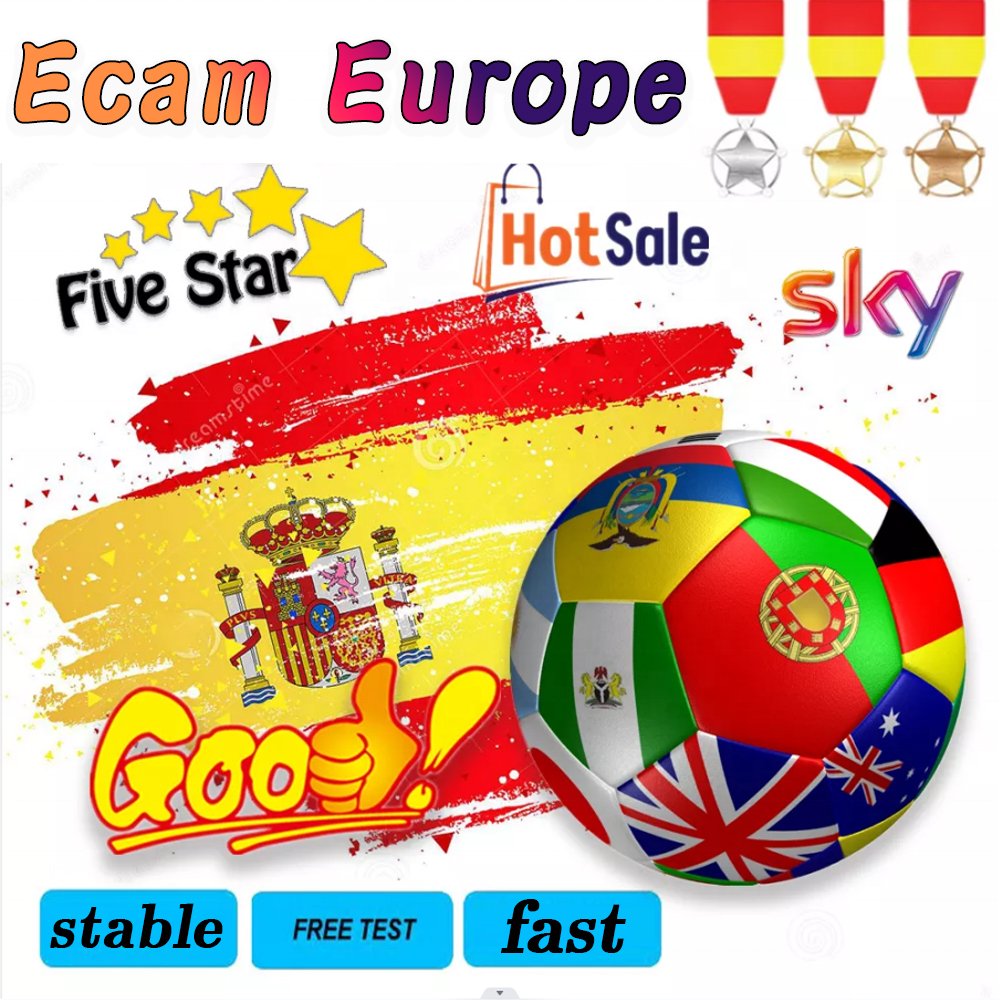 1 Year Ecam Europe Cccam Spain/Italy/Poland Stable for Satellite Receiver GTMEDIA V7S2X/V8UHD/V8X/V9Prime