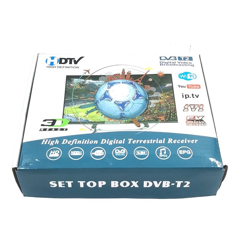 HD 1080P dvb- t2 tv box set top box digital TV decoder free to air set top box dvb t2 for africa and indonesia decoder dvb t2