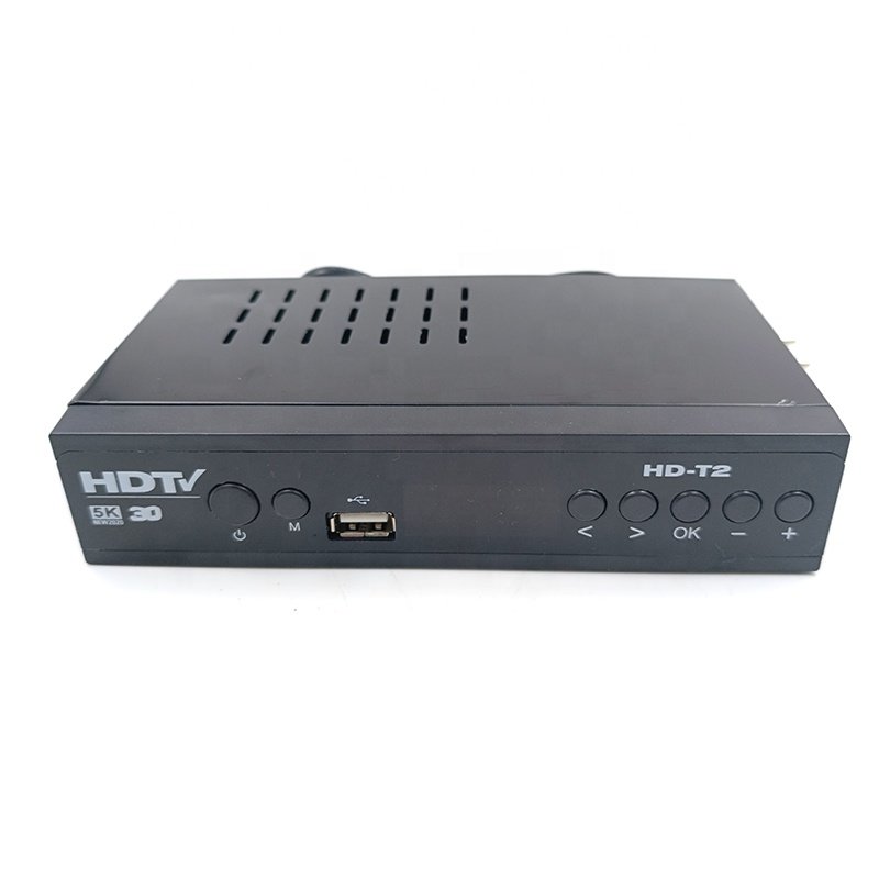 HD 1080P dvb- t2 tv box set top box digital TV decoder free to air set top box dvb t2 for africa and indonesia decoder dvb t2