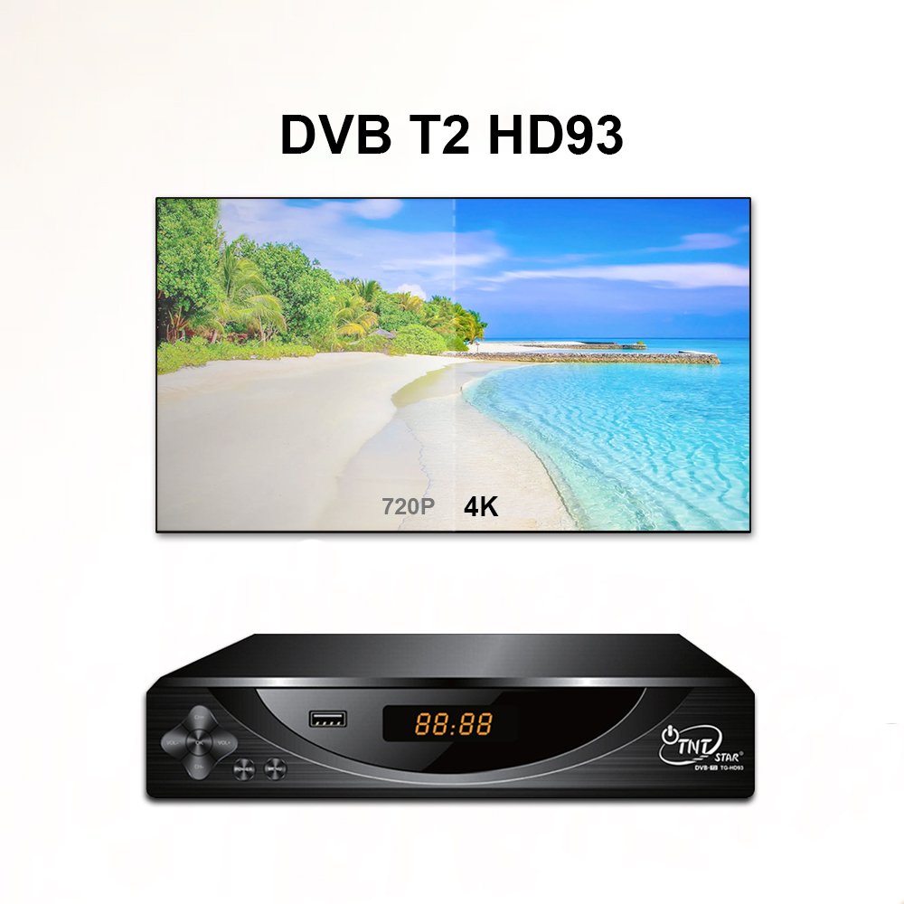 TNTSTAR DVB T2 HD93 dvb t2 digital terrestrial satellite receivers tv antenna dvbt2 receiver EPG OSD TimeShift MPEG4 set top box