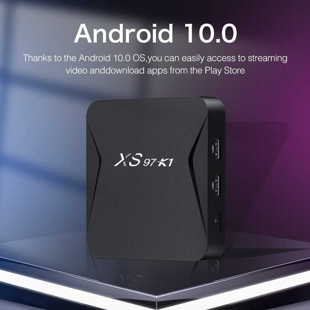 XS97 K1 Set Top Box Manufacturer Allwinner H313 Full Hd Iptv Box Quad-core Media Player Stb 4k Android 10.0 Smart Tv Box