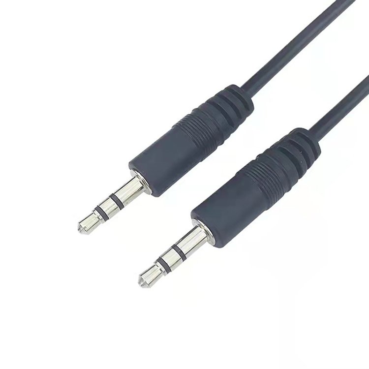 Audio Cable Metal 3.5mm to 3.5 mm Male to Male Stereo AUX Cable for car headphones MP3/4 auxiliary cable