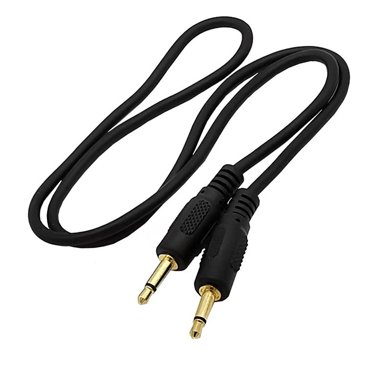Audio Cable Metal 3.5mm to 3.5 mm Male to Male Stereo AUX Cable for car headphones MP3/4 auxiliary cable